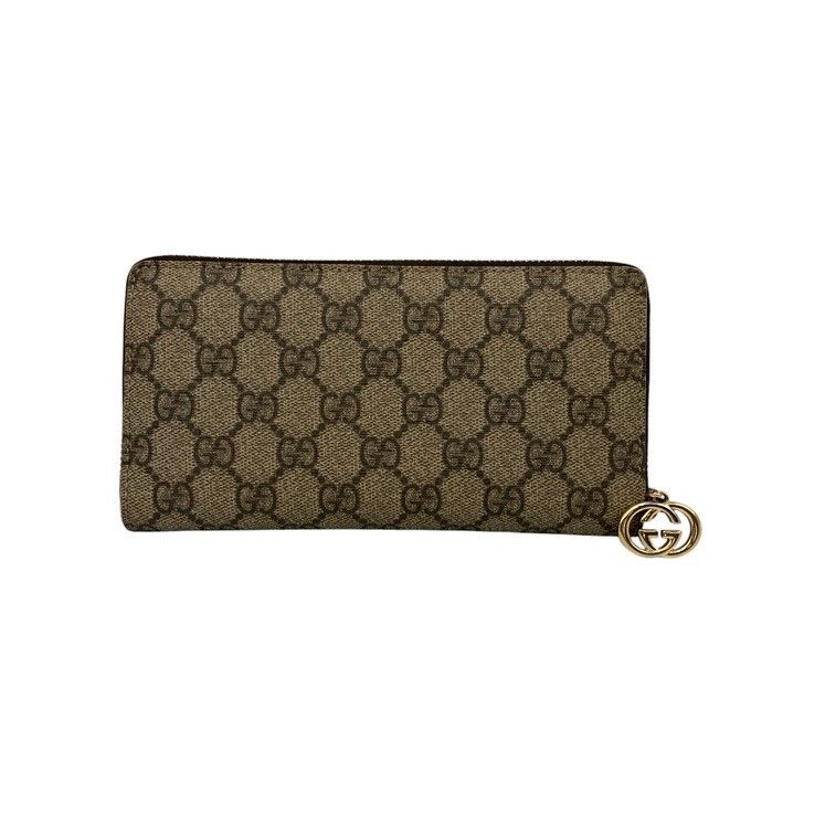 GUCCI グッチ GGスプリーム ラウンドファスナー長財布 212110 D4 
