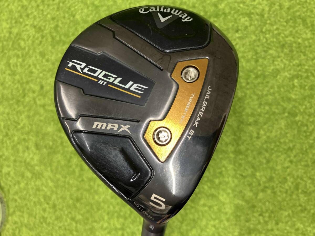 Callaway ROGUE ST MAX VENTUS 5-S ロフト角18フェアウェイウッド ヘッドカバー有り