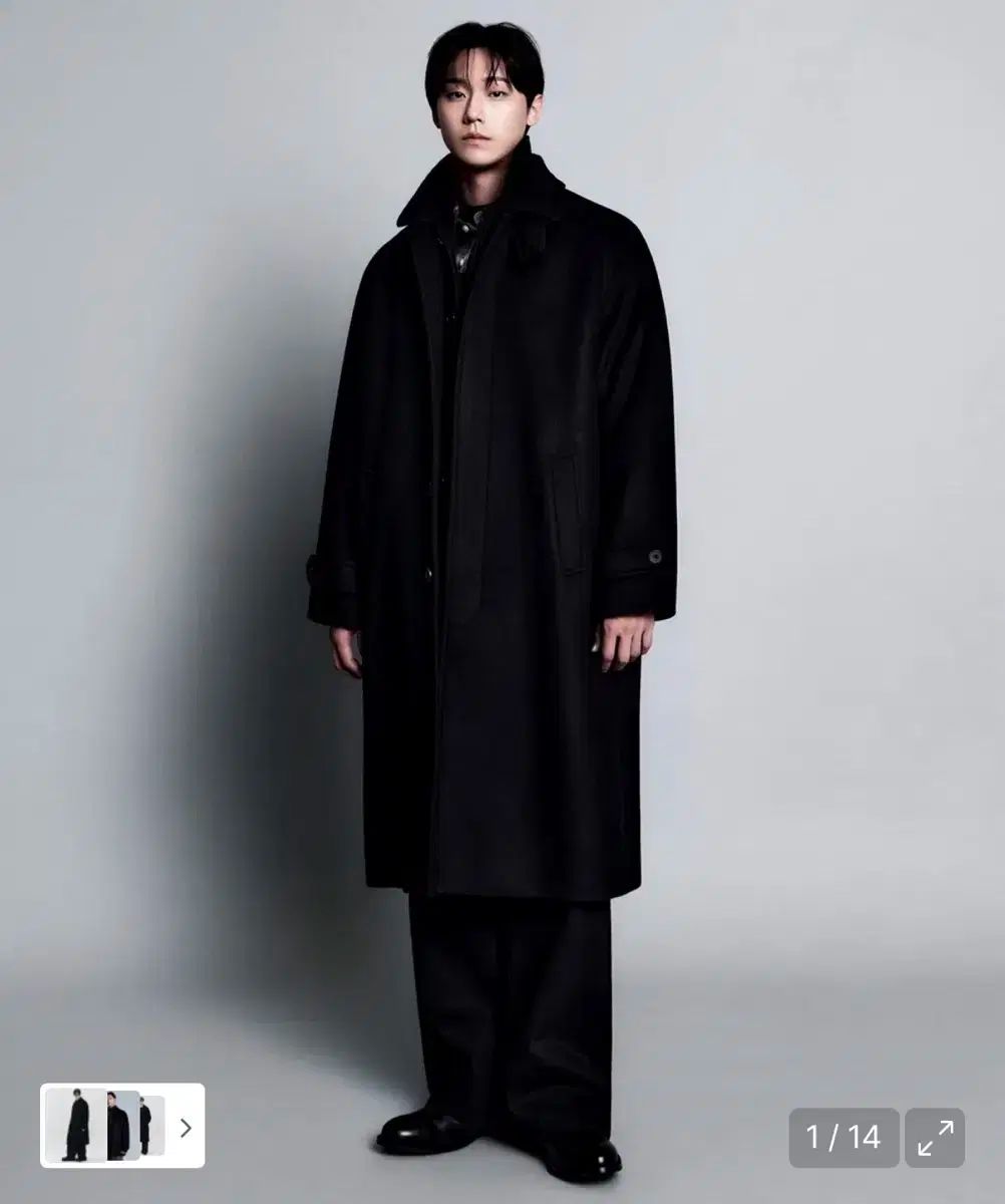 ムシンサ カシミアブレンド オーバーサイズ バルマカーン コート