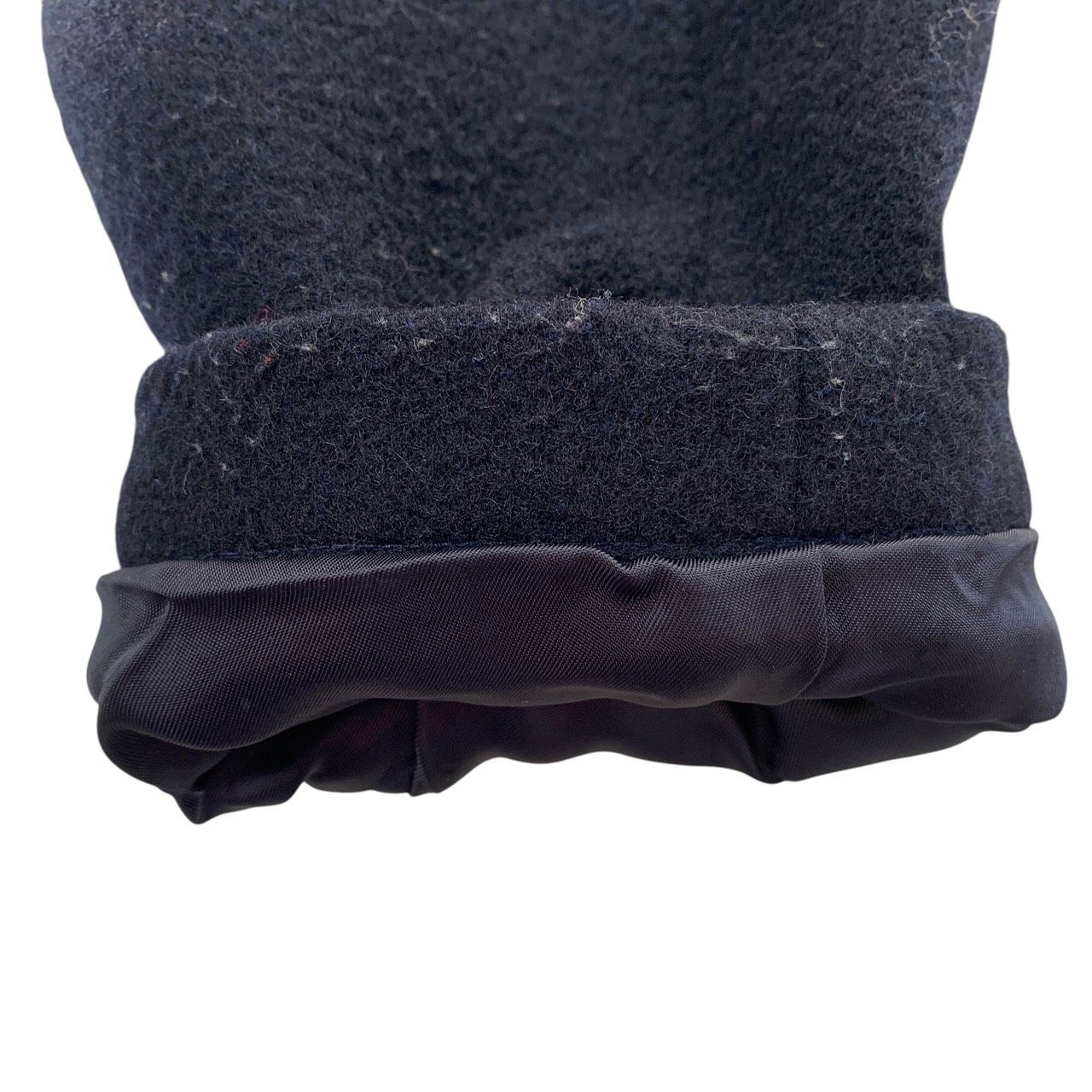 ♪3465 DANTON ダントン ウールモッサコート ネイビー 34 サイズ 中古