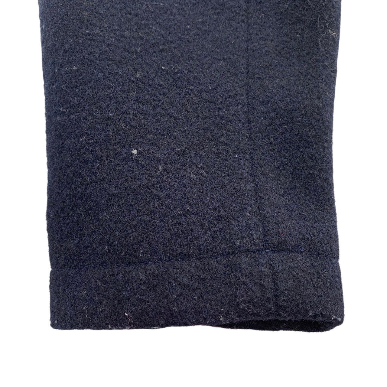 ♪3465 DANTON ダントン ウールモッサコート ネイビー 34 サイズ 中古