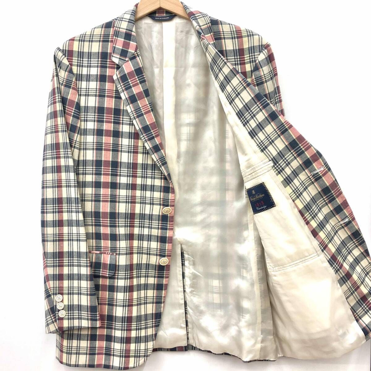 Brooks Brothers ブルックスブラザーズ チェック柄 テーラード Brooks Brothers ブルックスブラザーズ チェック柄 テーラード