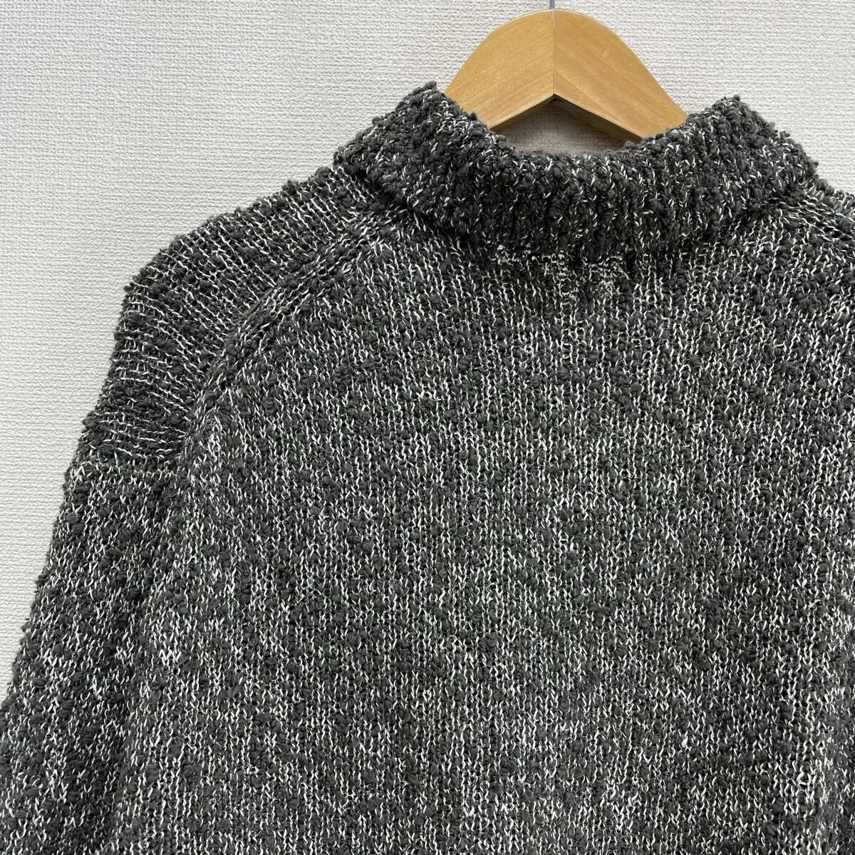 LIDNM リドム Im23SS09495 SKIPPER KNIT POLO スキッパーニットポロ 襟 