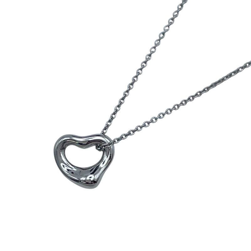 ティファニー TIFFANY&CO オープンハートネックレス プラチナ Pt950 ジュエリー