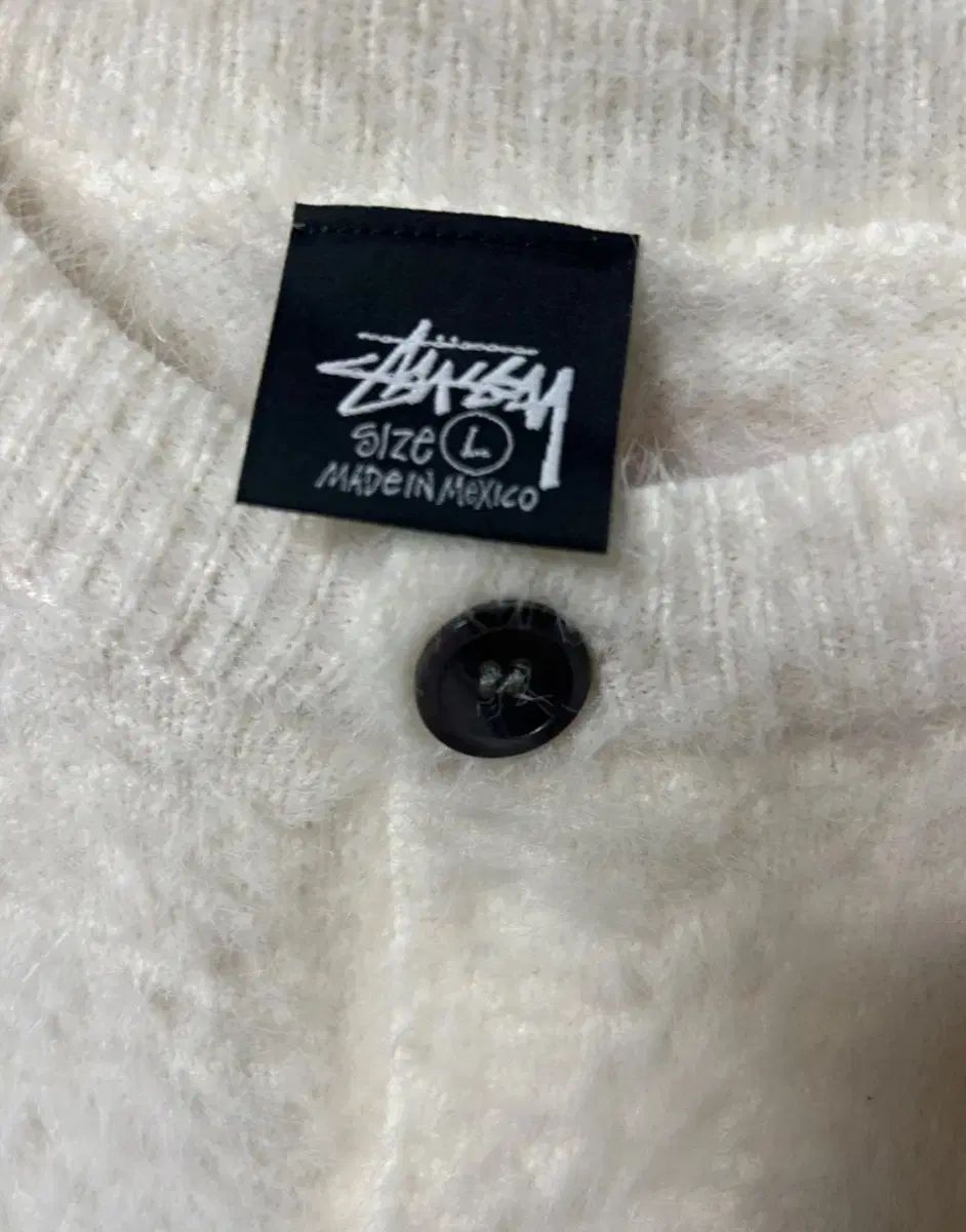 STUSSY アンゴラ カーディガン L