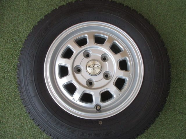 み ヴィセンテ 165 80 R 13 LT スタッドレスタイヤ４本SET タウンエース ライトエース 13インチ装着車