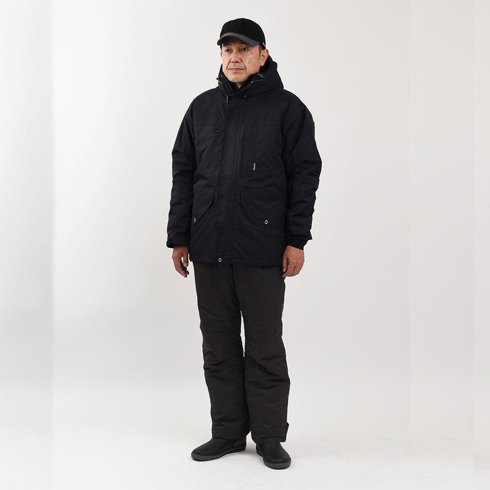 防寒 リバレイ RV オールウェザースーツ 5412 ブラック Lサイズ