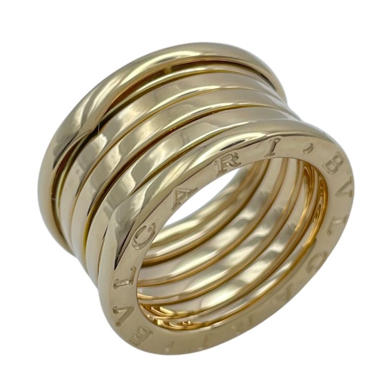 ブルガリ BVLGARI ビーゼロワンリング5バンド L ゴールド 750 ジュエリー