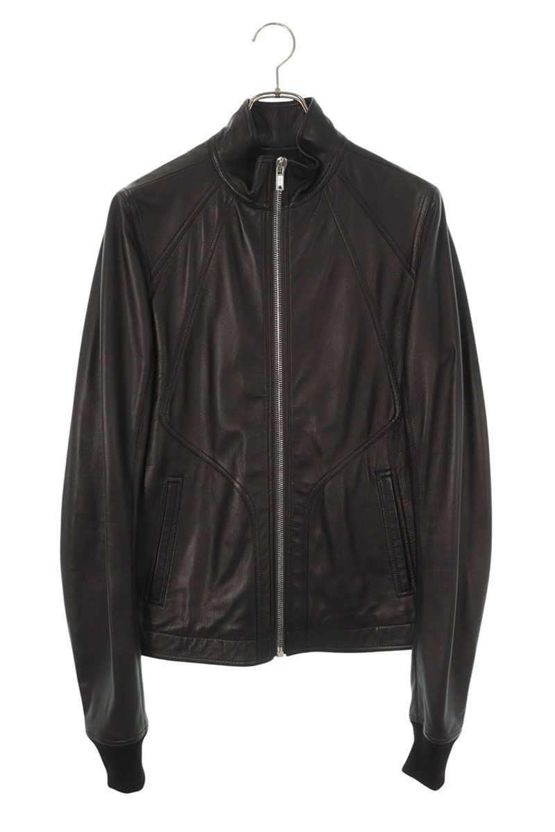 リックオウエンス RU01B1761-LLP Intarsiaレザージャケット メンズ 50