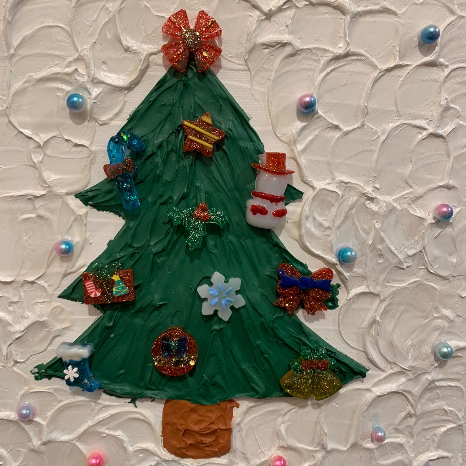 おまとめ３点　専用出品　波レジンアートクリスマスツリー 2点その他2点 おまとめ3点 専用出品 波レジンアートクリスマスツリー 2点その他2点