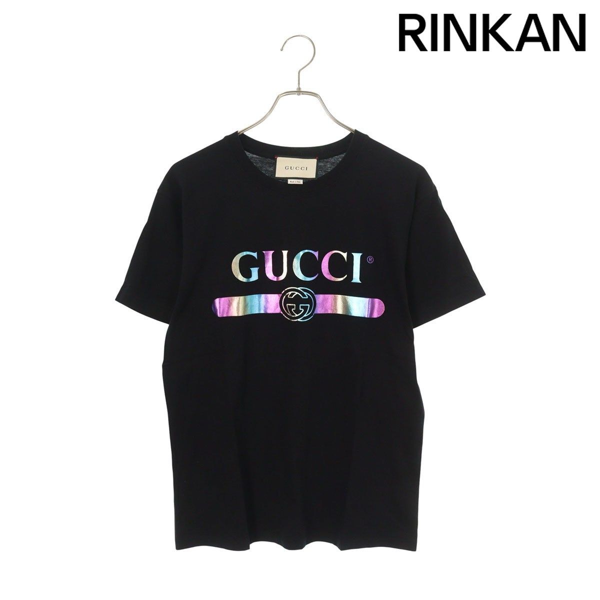 グッチ 548334 XJA09 フロントロゴTシャツ メンズ XS