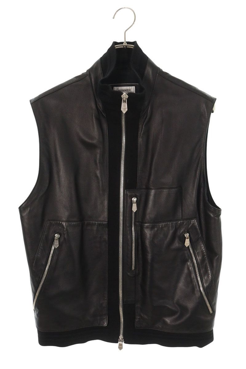 エルメス レザーベスト メンズ 48