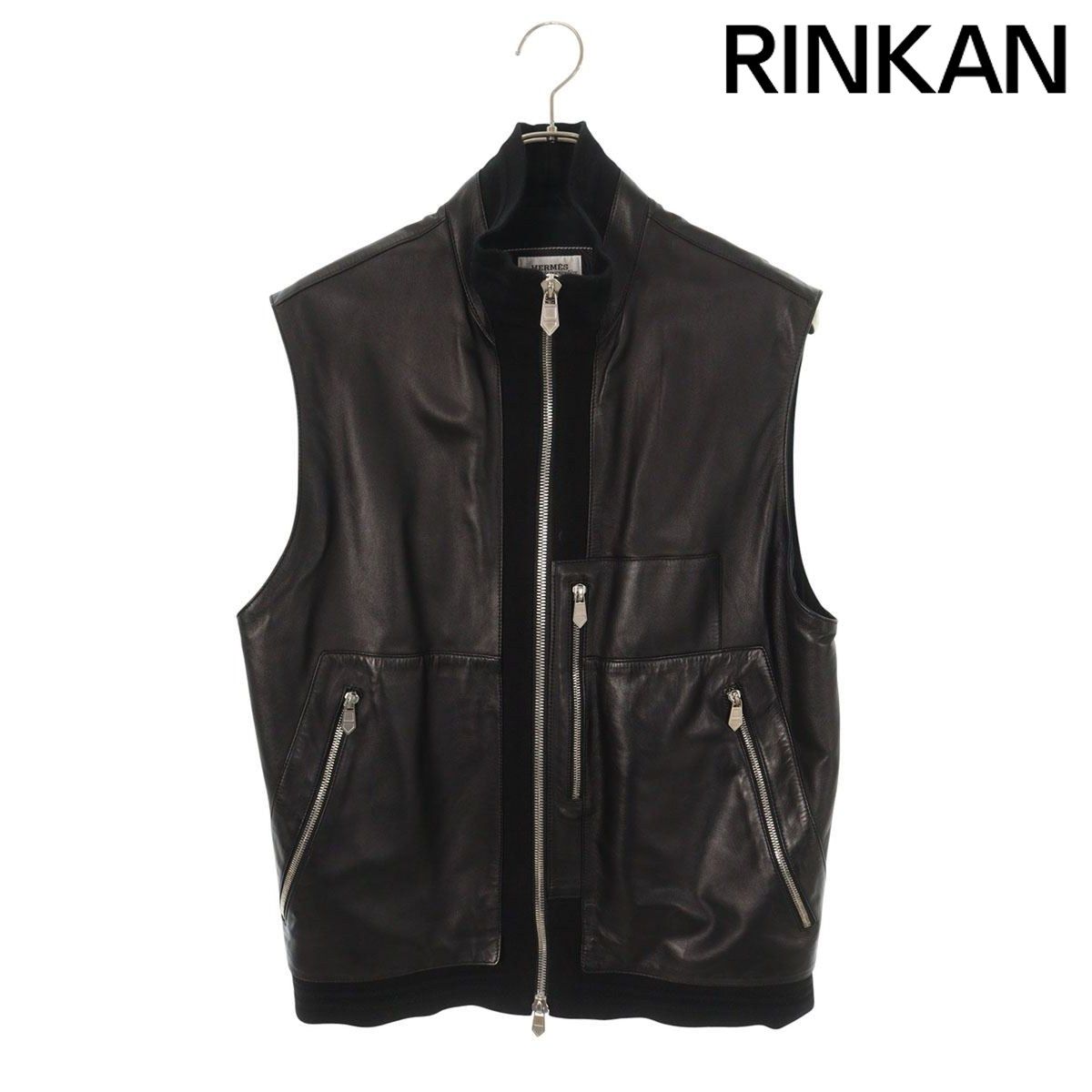 エルメス レザーベスト メンズ 48