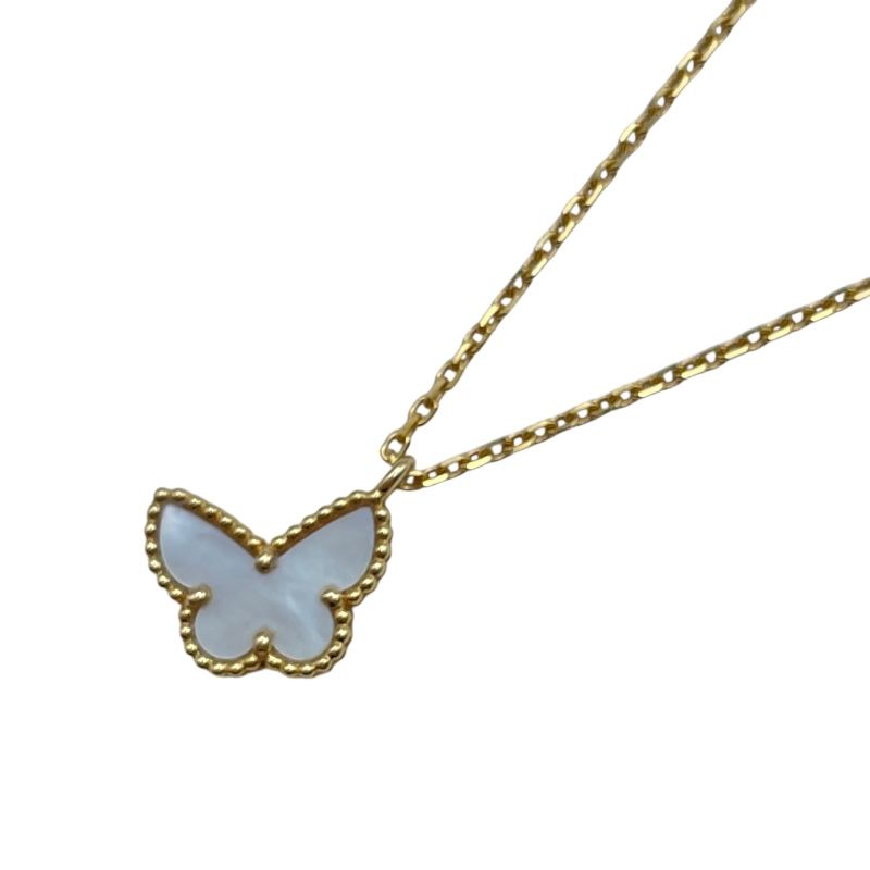 ヴァンクリーフ＆アーペル Van Cleef - Arpels スウィートアルハンブラパピヨンネックレス ゴールド Au750 ジュエリー