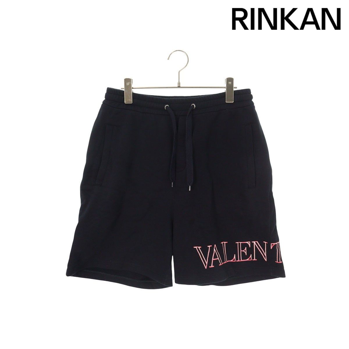 ヴァレンティノ XV3MD02C85L ロゴプリントスウェットハーフパンツ メンズ XS