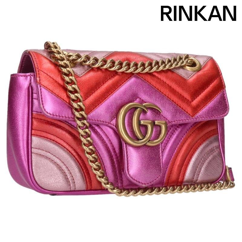 グッチ 446744 GGマーモント キルティングショルダーバッグ メンズ