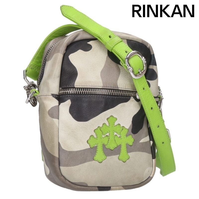 クロムハーツ   TAKA MINI LTHR タカミニ カモフラ柄レザーパッチショルダーバッグ 中古 NO05 クロムハーツ TAKA MINI LTHR タカミニ カモフラ柄レザーパッチ