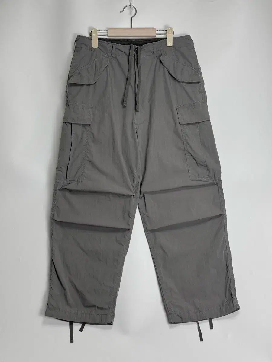 ビームス BIG 6ポケット カーゴパンツ グレー M
