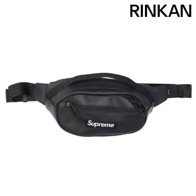 シュプリーム 23AW Leather Waist Bag レザーウエストバッグ メンズ