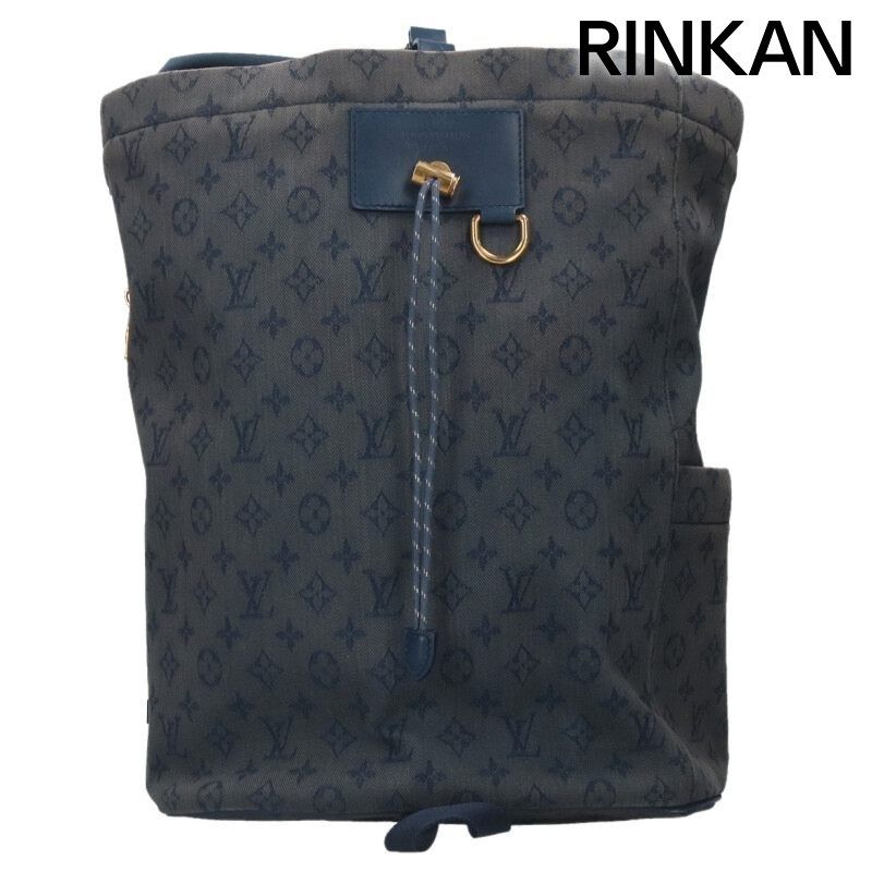 ルイヴィトン M 44617 チョーク バックパック モノグラム デニムリュック メンズ