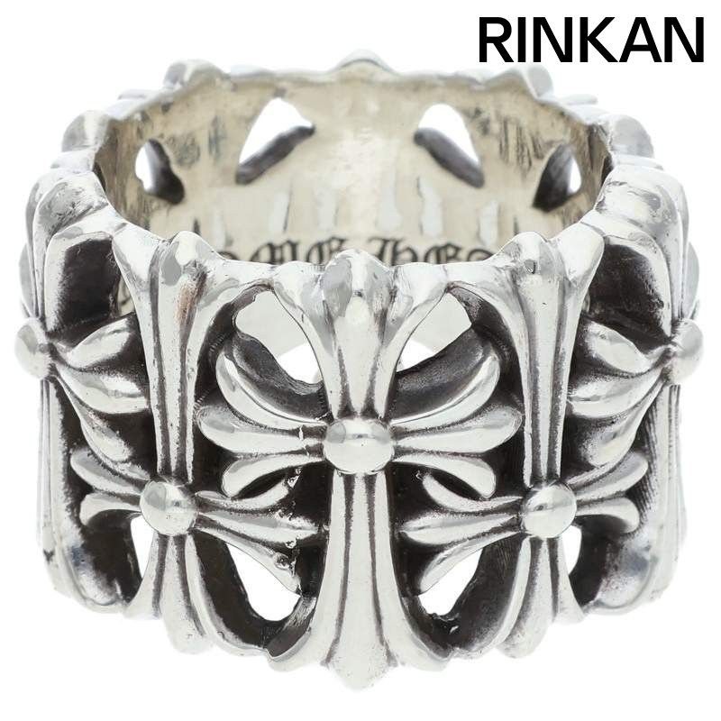 クロムハーツ CEMETERY セメタリークロス シルバーリング メンズ 20号