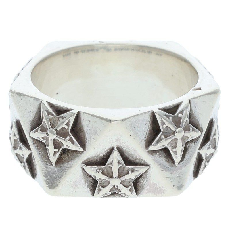  クロムハーツ STAR ペンタゴンスター シルバーリング メンズ 18 5号 リング 指輪 アクセサリー