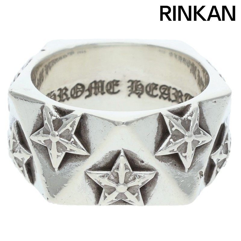 クロムハーツ PENTAGON STAR ペンタゴンスター シルバーリング メンズ 18.5号