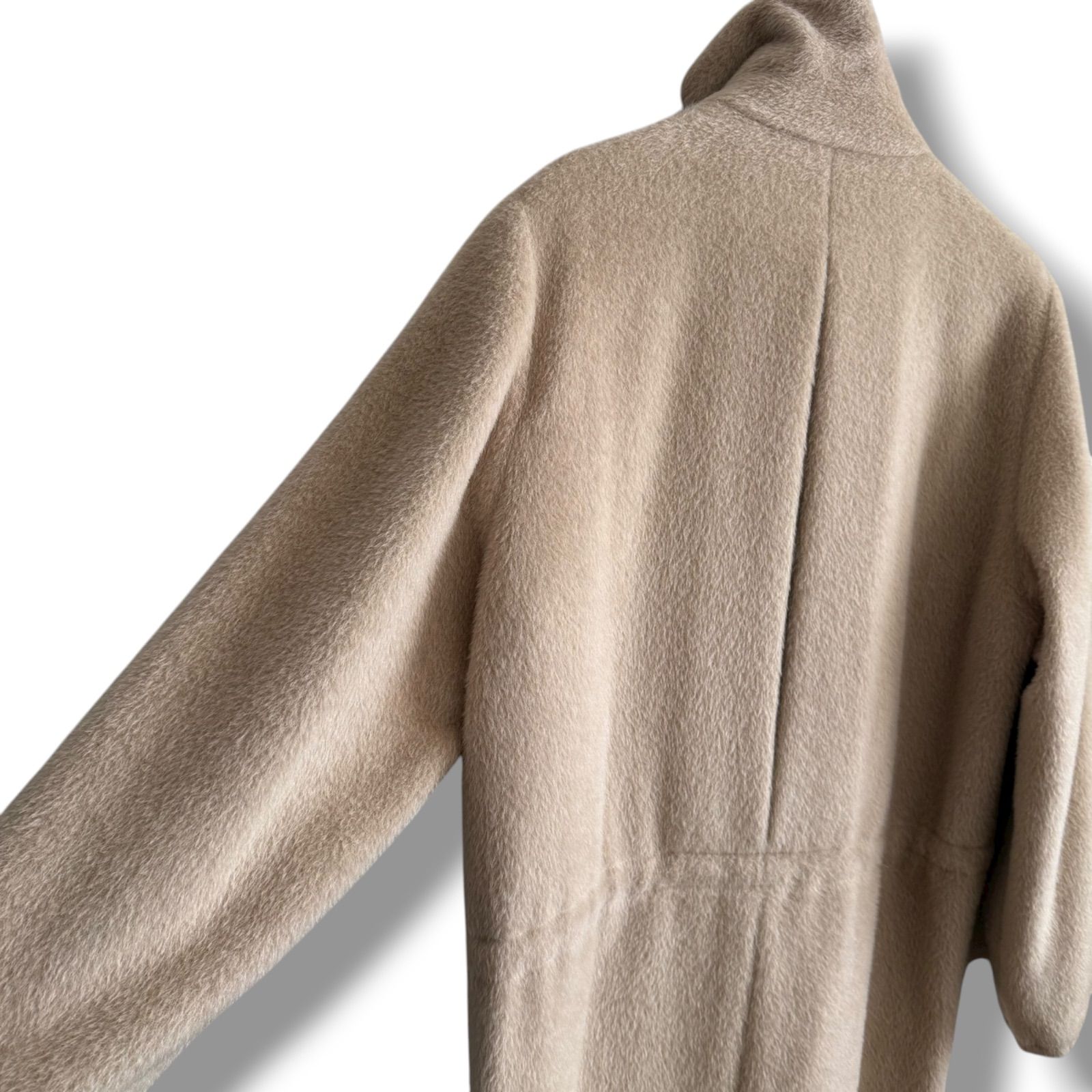 訳あり MaxMara 最高級 白タグ アルパカシャギーコート ベージュ 42 訳あり MaxMara 最高級 白タグ アルパカシャギーコート ベージュ 42