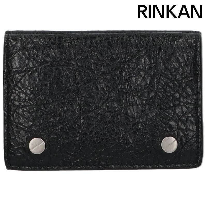 バレンシアガ 459069 三つ折りレザー財布 メンズ