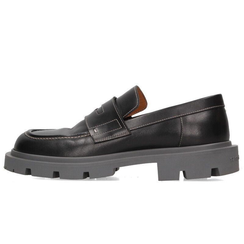 メゾンマルジェラ S57WR0121 クリートソールレザーローファーシューズ メンズ 41