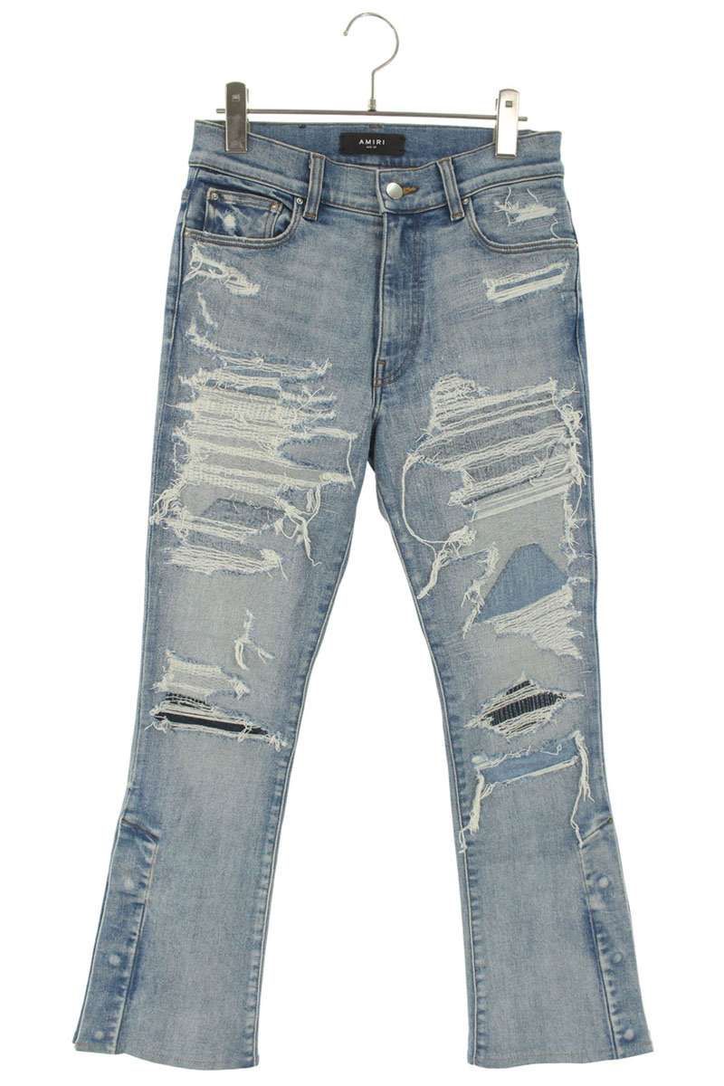 アミリ クラッシュリペア加工 フ デニムパンツ レディース 25インチ