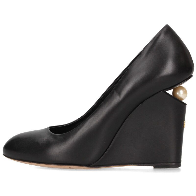 シャネル ココマークパールデザインパンプス レディース 35.5