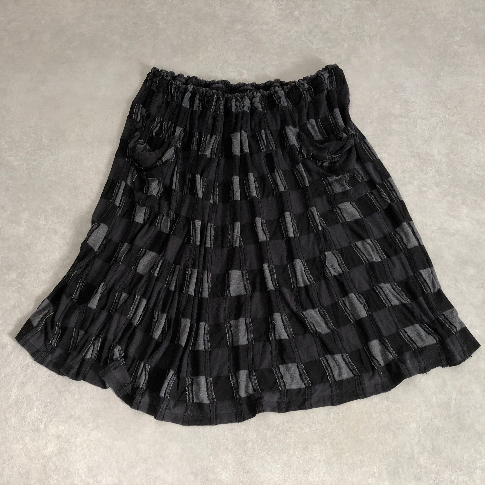 Y s ヨウジヤマモト Archive collection ブロックチェック フ スカート ワイズ