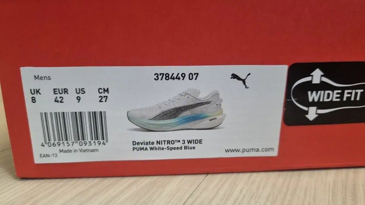 270mm プーマ ディビエイト ニトロ 3 ワイド ランニングシューズ