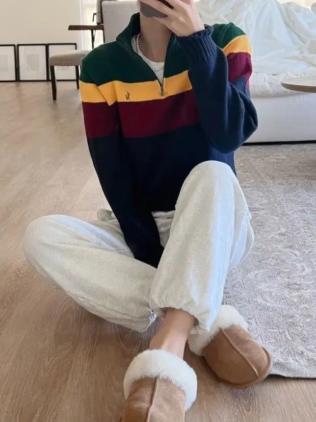 ポロ BOYS PLANET ボイプラ コットン COLORブロック ハーフ ジップアップ XLサイズ 18-20歳