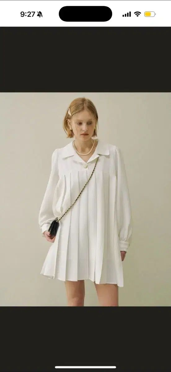 モアダンライク プリーツ ONE PIECE 実物画像あり