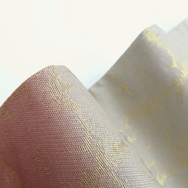 百華 O 132 正絹 着物 辻が花 絞り 袋帯