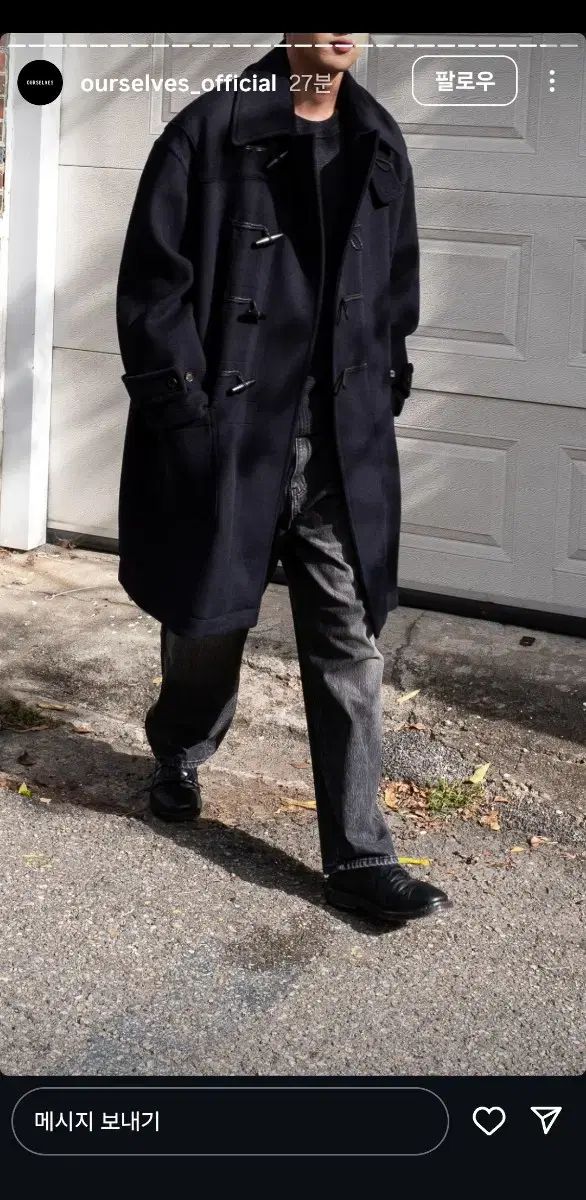 アワーセルブス 25fw ウール ダッフルコート