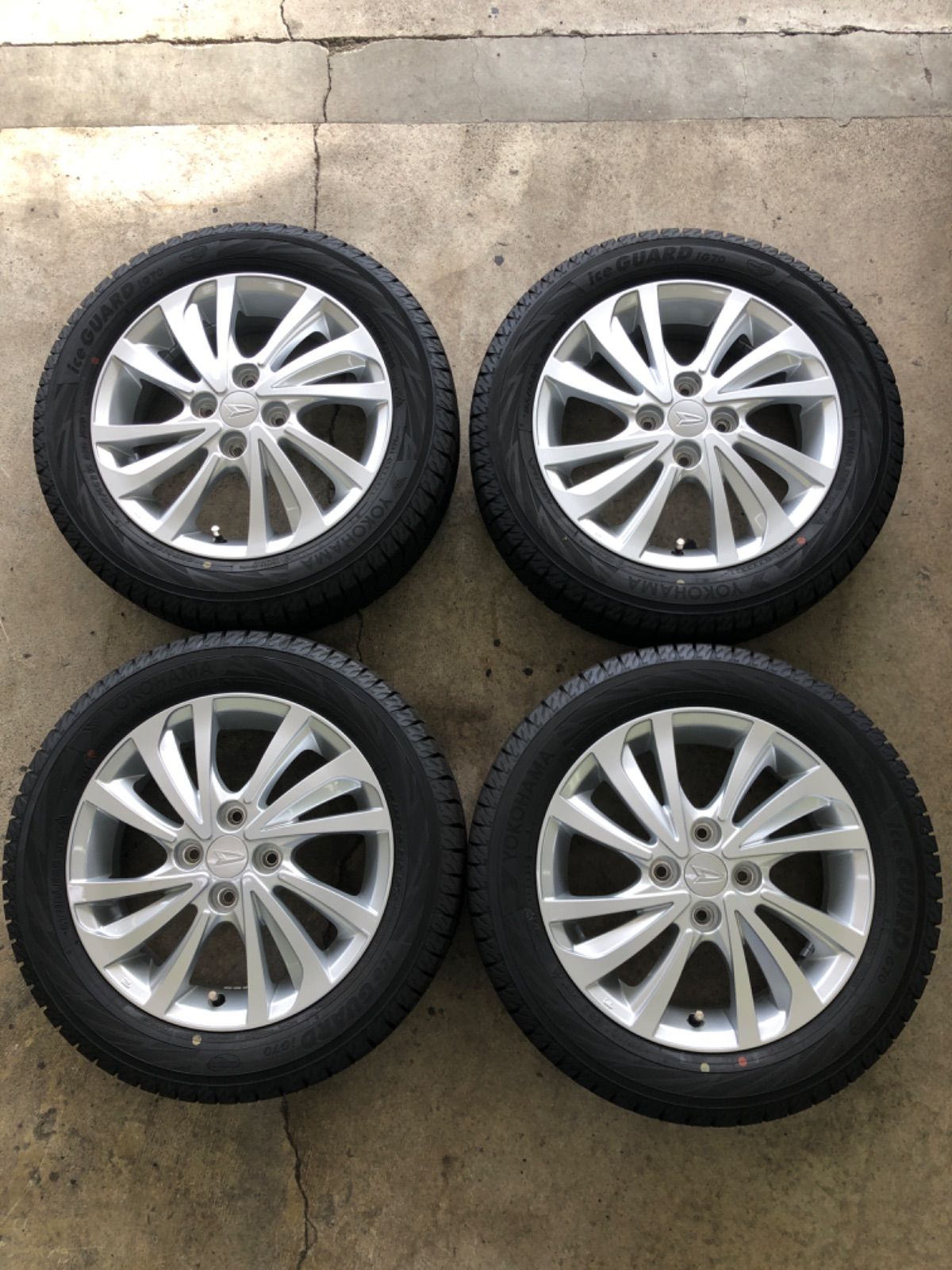ダイハツ タフト スタッドレス アルミホイール ヨコハマ iG 70 ice GUARD