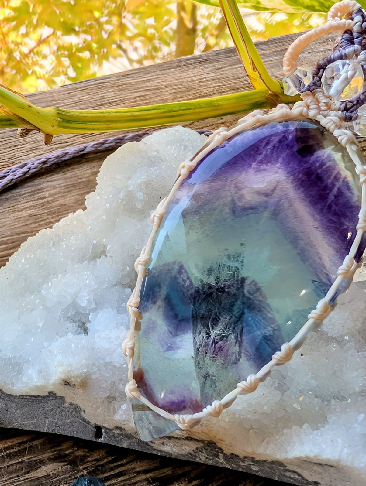 マクラメネックレス