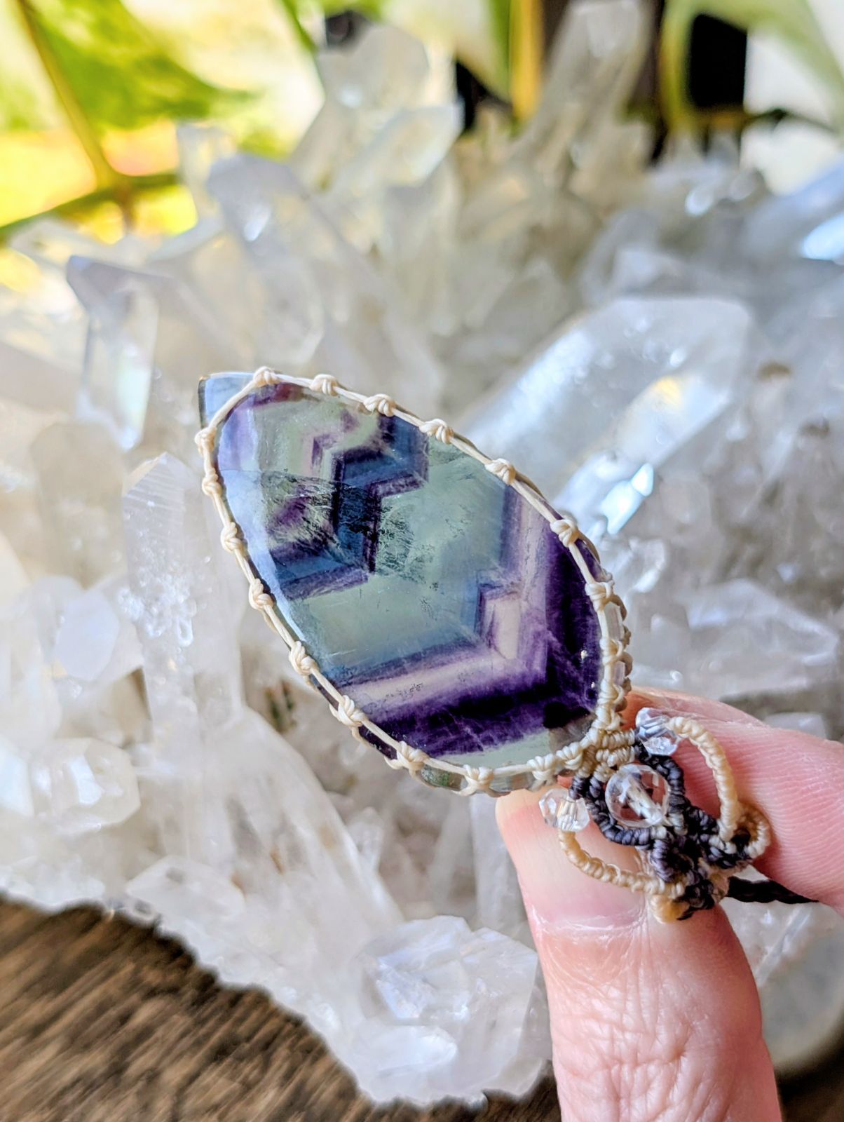 マクラメネックレス