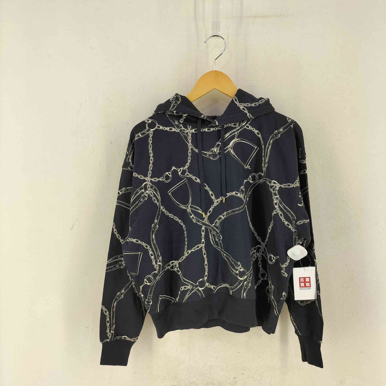 ローレンラルフローレン LAUREN RALPH LAUREN 鎖柄 プルオーバーパーカー レディース import M