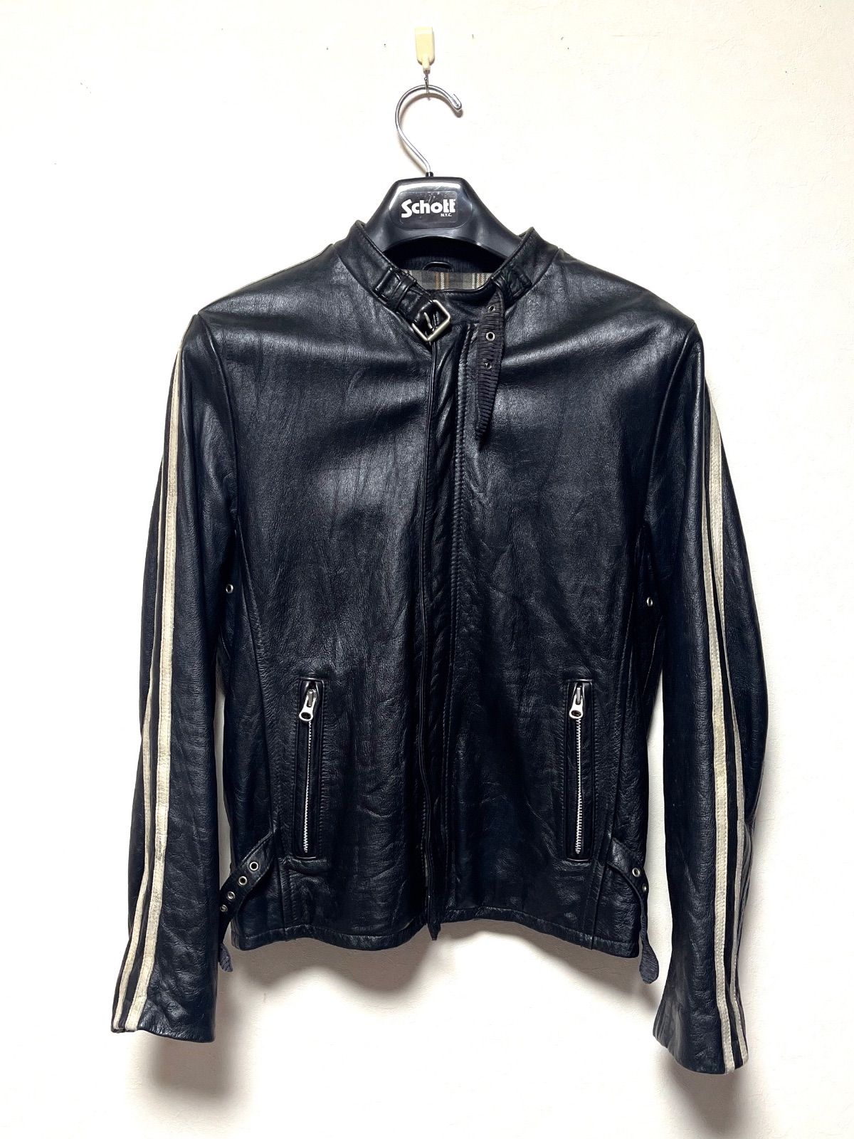 Schott ショットライダースジャケット ショットレザージャケット Ｓ ブラック