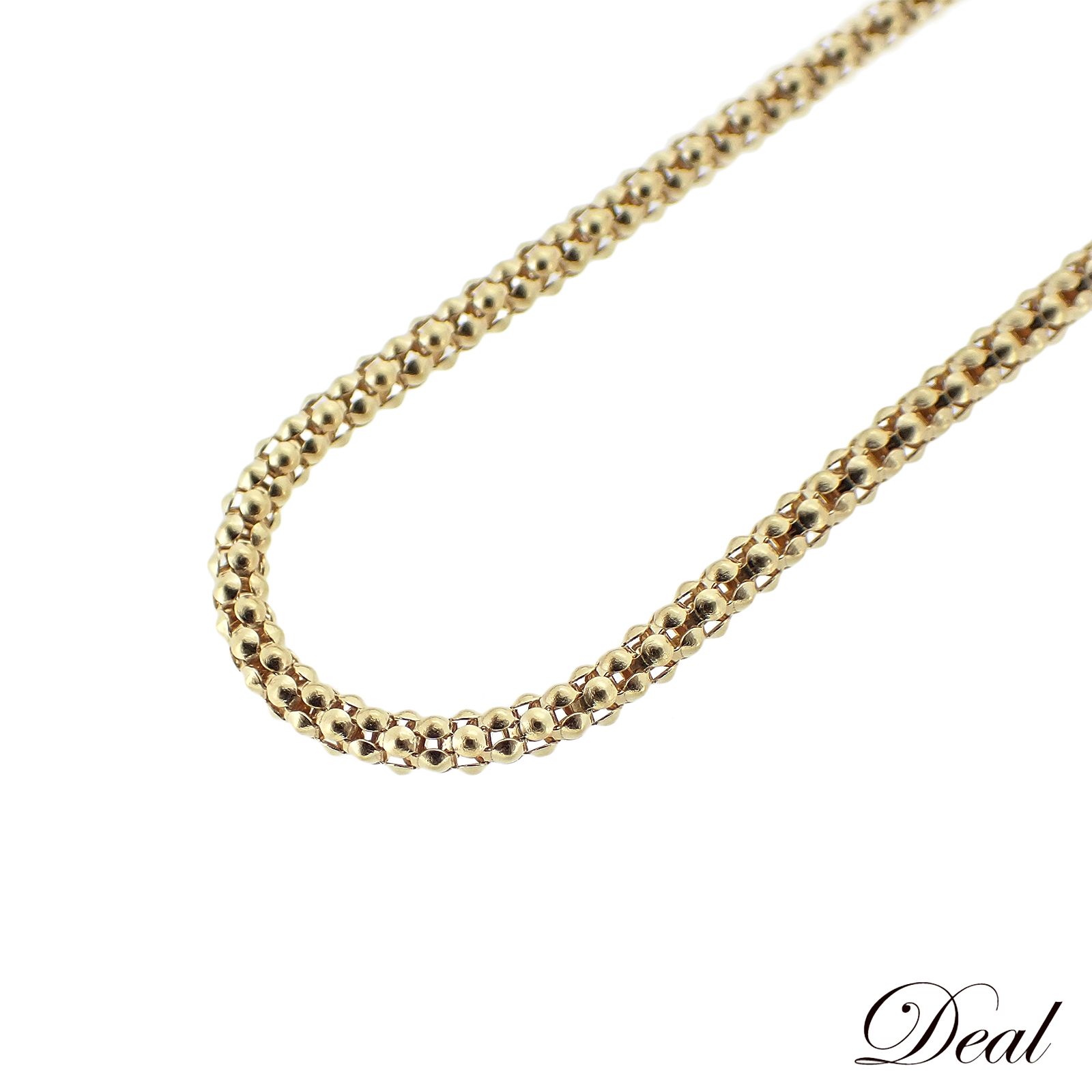 ネックレス チェーン K18 YG レディースネックレス