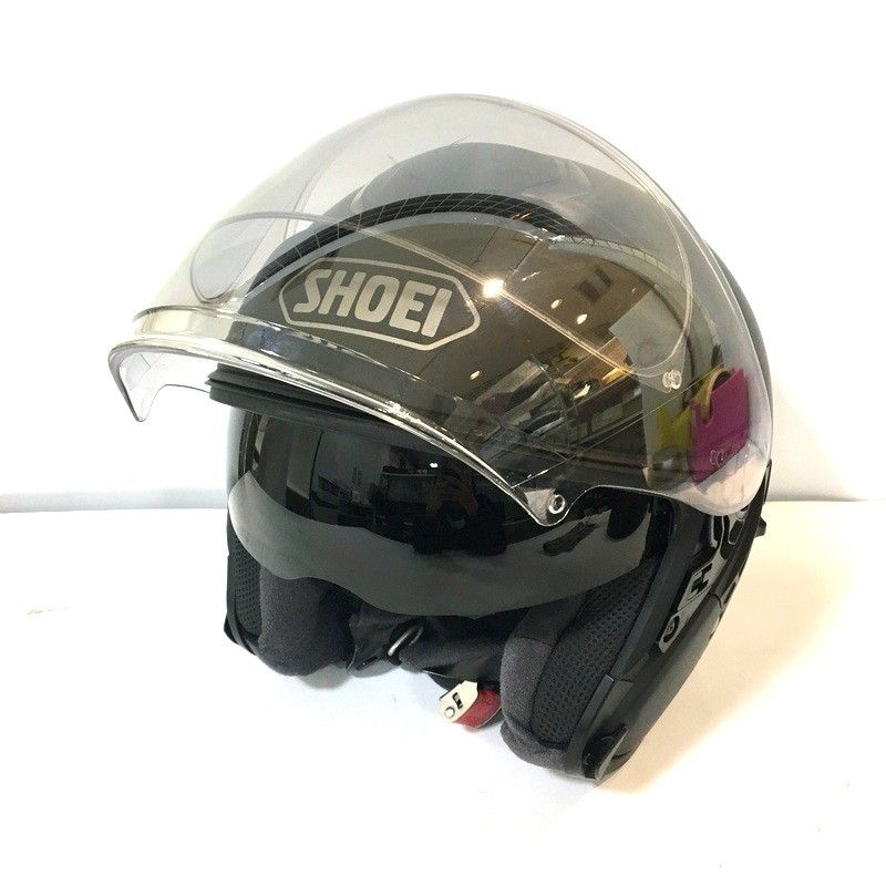 SHOEI ショウエイ J Cruise ジェットヘルメット 除菌消臭済 Lサイズ マットブラック オートバイ ツーリング ライディング バイカー バイク用品 TA 3632 ロングツーリング フレームカスタマイズ