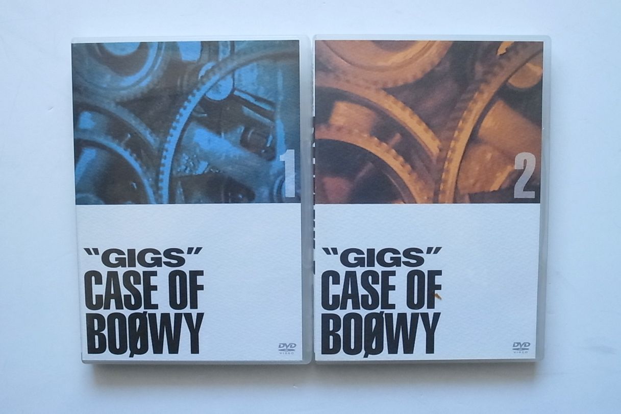 BOOWY / GIGS CASE OF BOOWY 1 & 2 DVD