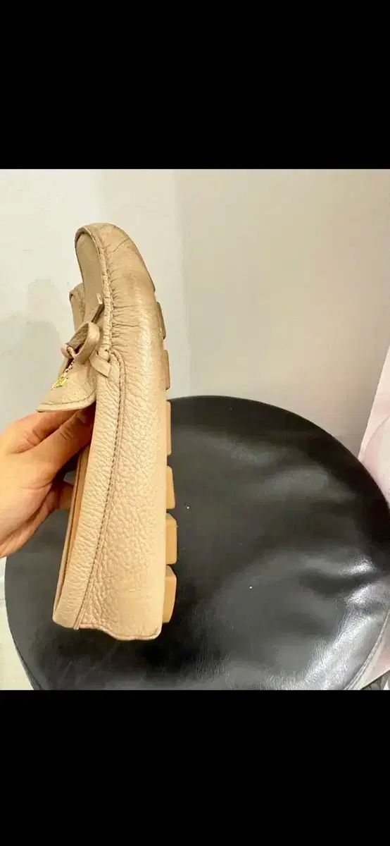  PRADA プラダ 靴 37 1 2 235 240 フラットシューズ バレエシューズ パンプス