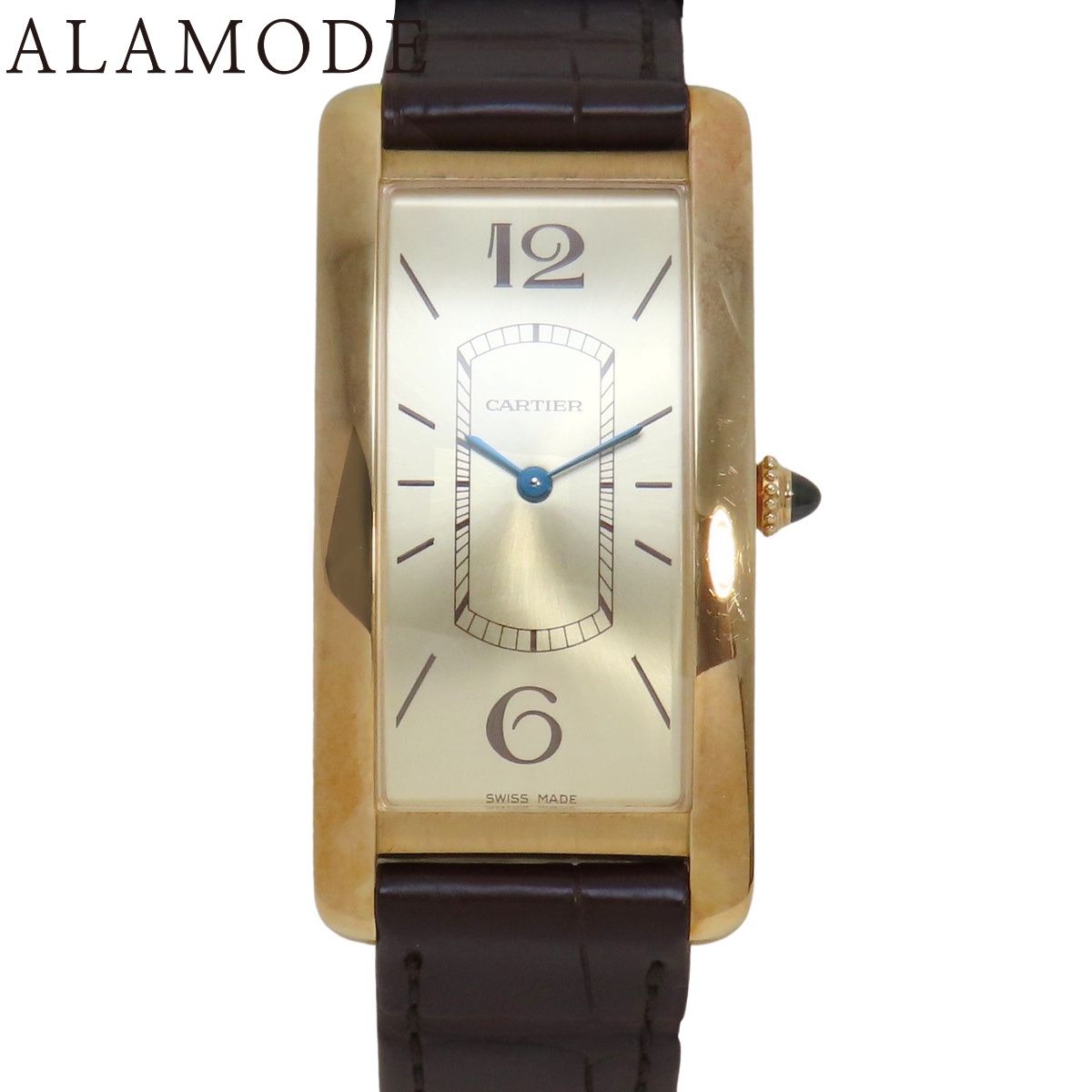 カルティエ サントス ドゥモワゼル LM W25065Z5 SS クオーツ メンズ  