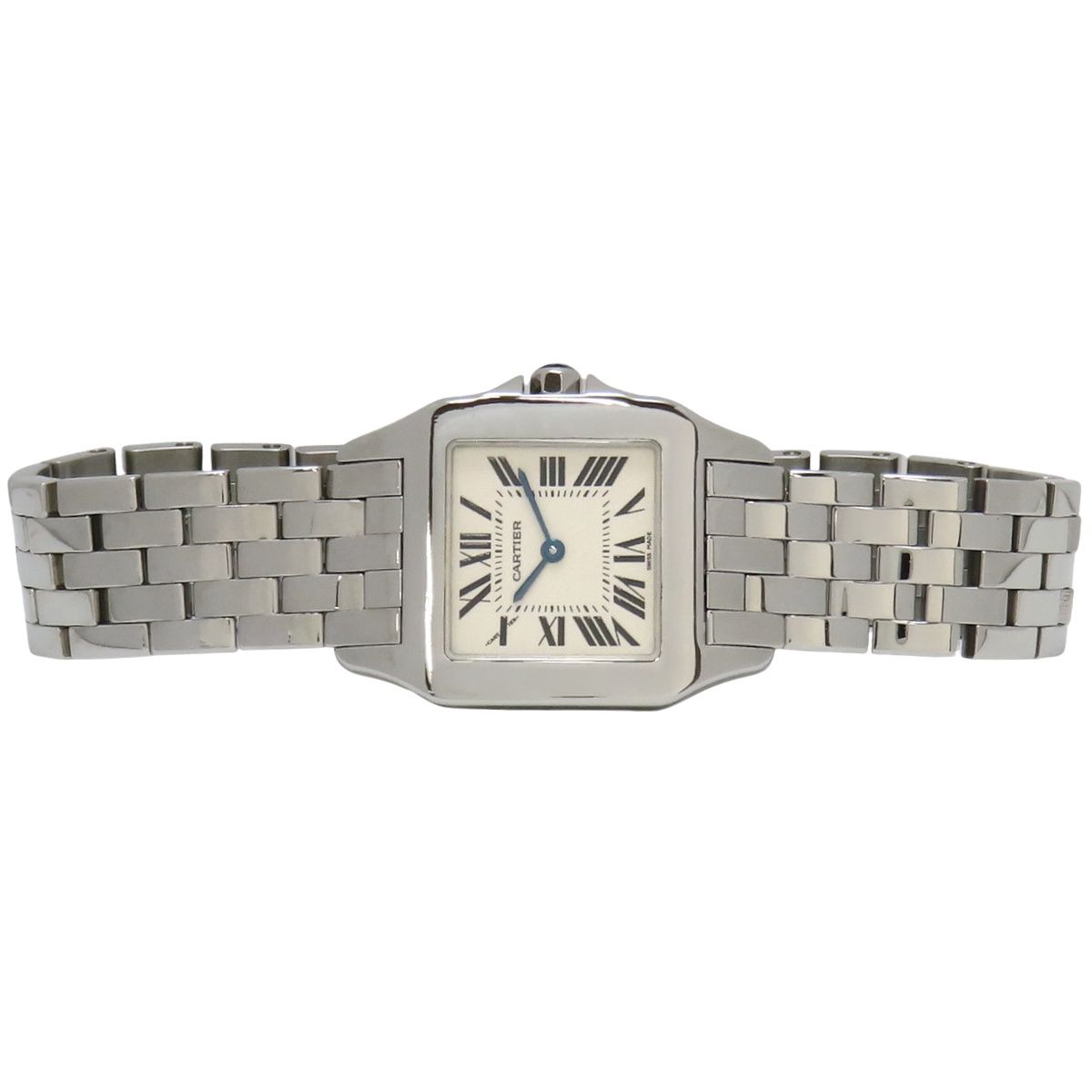 カルティエ サントス ドゥモワゼル LM W25065Z5 SS クオーツ メンズ  