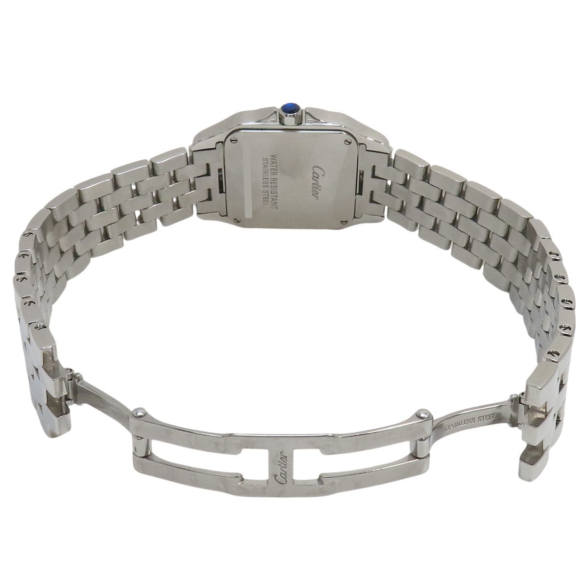 カルティエ サントス ドゥモワゼル LM W25065Z5 SS クオーツ メンズ  